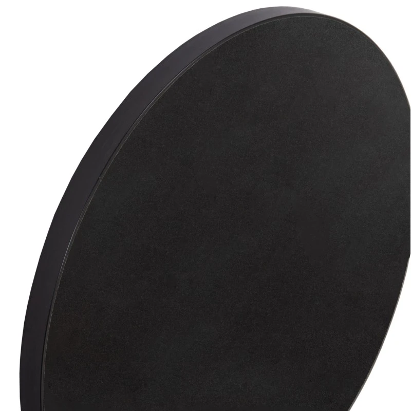 ΕΠΙΦΑΝΕΙΑ ΤΡΑΠΕΖΙΟΥ SINTERED STONE HM6653.01 ΜΑΥΡΗ ΜΕ ΠΛΑΙΣΙΟ ALU ΜΑΥΡΟ Φ70εκ.