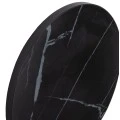 ΕΠΙΦΑΝΕΙΑ ΤΡΑΠΕΖΙΟΥ SINTERED STONE HM6653.03 BLACK MARBLE--ΠΛΑΙΣΙΟ ALU ΜΑΥΡΟ Φ70εκ.