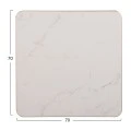ΕΠΙΦΑΝΕΙΑ ΤΡΑΠΕΖΙΟΥ SINTERED STONE HM6654.12 WHITE MARBLE--ΠΛΑΙΣΙΟ ALU ΧΡΥΣΟ 70x70εκ.
