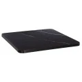 ΕΠΙΦΑΝΕΙΑ ΤΡΑΠΕΖΙΟΥ SINTERED STONE HM6655.03 BLACK MARBLE--ΠΛΑΙΣΙΟ ALU ΜΑΥΡΟ 80x80εκ.