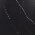 ΕΠΙΦΑΝΕΙΑ ΤΡΑΠΕΖΙΟΥ SINTERED STONE HM6655.03 BLACK MARBLE--ΠΛΑΙΣΙΟ ALU ΜΑΥΡΟ 80x80εκ.