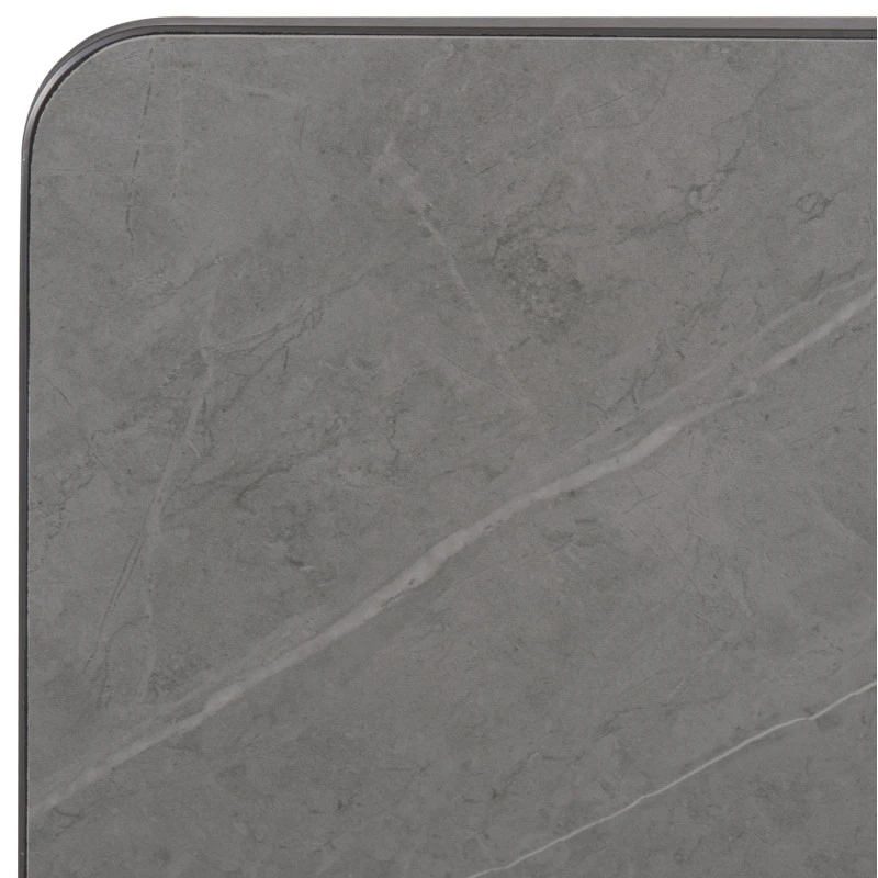 ΕΠΙΦΑΝΕΙΑ ΤΡΑΠΕΖΙΟΥ SINTERED STONE HM6655.05 GREY MARBLE--ΠΛΑΙΣΙΟ ALU ΓΚΡΙ 80x80εκ.