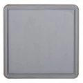ΕΠΙΦΑΝΕΙΑ ΤΡΑΠΕΖΙΟΥ SINTERED STONE HM6655.12 WHITE MARBLE--ΠΛΑΙΣΙΟ ALU ΧΡΥΣΟ 80x80εκ.
