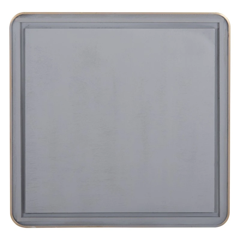 ΕΠΙΦΑΝΕΙΑ ΤΡΑΠΕΖΙΟΥ SINTERED STONE HM6655.12 WHITE MARBLE--ΠΛΑΙΣΙΟ ALU ΧΡΥΣΟ 80x80εκ.