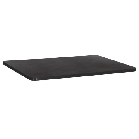 ΕΠΙΦΑΝΕΙΑ ΤΡΑΠΕΖΙΟΥ SINTERED STONE HM6656.01 ΜΑΥΡΗ ΜΕ ΠΛΑΙΣΙΟ ALU ΜΑΥΡΟ 120x80εκ.