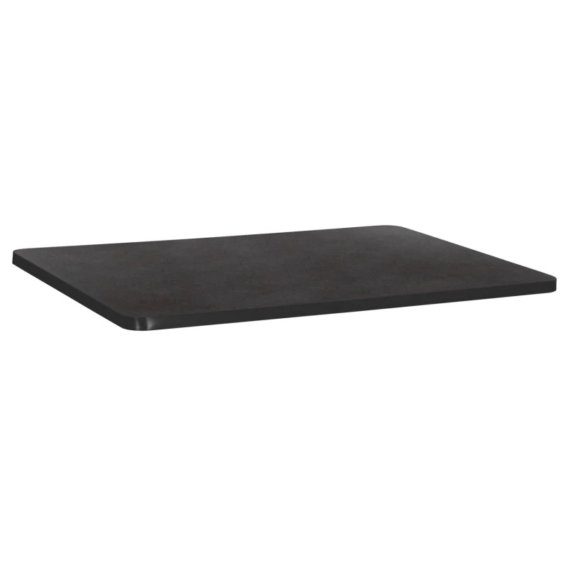 ΕΠΙΦΑΝΕΙΑ ΤΡΑΠΕΖΙΟΥ SINTERED STONE HM6656.01 ΜΑΥΡΗ ΜΕ ΠΛΑΙΣΙΟ ALU ΜΑΥΡΟ 120x80εκ.