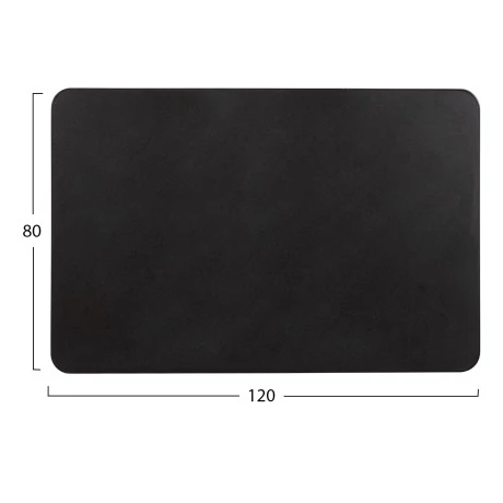 ΕΠΙΦΑΝΕΙΑ ΤΡΑΠΕΖΙΟΥ SINTERED STONE HM6656.01 ΜΑΥΡΗ ΜΕ ΠΛΑΙΣΙΟ ALU ΜΑΥΡΟ 120x80εκ.