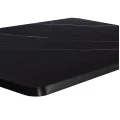 ΕΠΙΦΑΝΕΙΑ ΤΡΑΠΕΖΙΟΥ SINTERED STONE HM6656.03 BLACK MARBLE-ΠΛΑΙΣΙΟ ALU ΜΑΥΡΟ 120x80εκ.