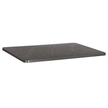 ΕΠΙΦΑΝΕΙΑ ΤΡΑΠΕΖΙΟΥ SINTERED STONE HM6656.05 GREY MARBLE--ΠΛΑΙΣΙΟ ALU ΓΚΡΙ 120x80εκ.