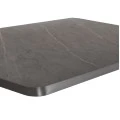ΕΠΙΦΑΝΕΙΑ ΤΡΑΠΕΖΙΟΥ SINTERED STONE HM6656.05 GREY MARBLE--ΠΛΑΙΣΙΟ ALU ΓΚΡΙ 120x80εκ.