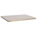 ΕΠΙΦΑΝΕΙΑ ΤΡΑΠΕΖΙΟΥ SINTERED STONE HM6656.12 WHITE MARBLE-ΠΛΑΙΣΙΟ ALU ΧΡΥΣΟ 120x80εκ.