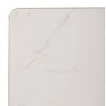 ΕΠΙΦΑΝΕΙΑ ΤΡΑΠΕΖΙΟΥ SINTERED STONE HM6656.12 WHITE MARBLE-ΠΛΑΙΣΙΟ ALU ΧΡΥΣΟ 120x80εκ.