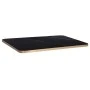 ΕΠΙΦΑΝΕΙΑ ΤΡΑΠΕΖΙΟΥ SINTERED STONE HM6656.13 BLACK MARBLE-ΠΛΑΙΣΙΟ ALU ΧΡΥΣΟ 120x80εκ.