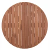 ΕΠΙΦΑΝΕΙΑ ΤΡΑΠΕΖΙΟΥ ΣΤΡΟΓΓΥΛΗ HM18133 ΞΥΛΟ TEAK--ΦΥΣΙΚΟ Φ70x4(πάχος)εκ.