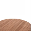 ΕΠΙΦΑΝΕΙΑ ΤΡΑΠΕΖΙΟΥ ΣΤΡΟΓΓΥΛΗ HM18134 ΞΥΛΟ TEAK--ΦΥΣΙΚΟ Φ80x4(πάχος)εκ.