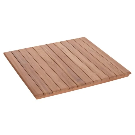 ΕΠΙΦΑΝΕΙΑ ΤΡΑΠΕΖΙΟΥ ΤΕΤΡΑΓΩΝΗ HM18135 ΞΥΛΟ TEAK--ΦΥΣΙΚΟ 60x60x4(πάχος)εκ.