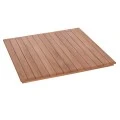 ΕΠΙΦΑΝΕΙΑ ΤΡΑΠΕΖΙΟΥ ΤΕΤΡΑΓΩΝΗ HM18136 ΞΥΛΟ TEAK--ΦΥΣΙΚΟ 70x70x4(πάχος)εκ.