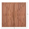 ΕΠΙΦΑΝΕΙΑ ΤΡΑΠΕΖΙΟΥ ΤΕΤΡΑΓΩΝΗ HM18136 ΞΥΛΟ TEAK--ΦΥΣΙΚΟ 70x70x4(πάχος)εκ.