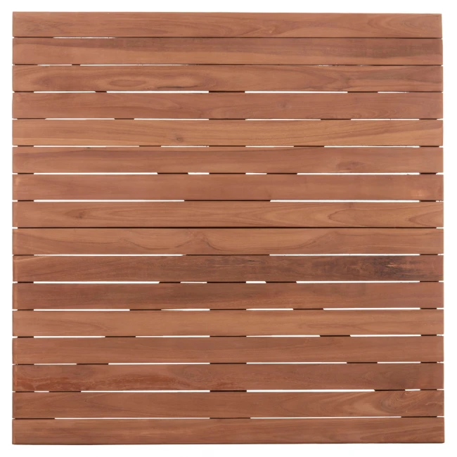 ΕΠΙΦΑΝΕΙΑ ΤΡΑΠΕΖΙΟΥ ΤΕΤΡΑΓΩΝΗ HM18137 ΞΥΛΟ TEAK--ΦΥΣΙΚΟ 80x80x4(πάχος)εκ.