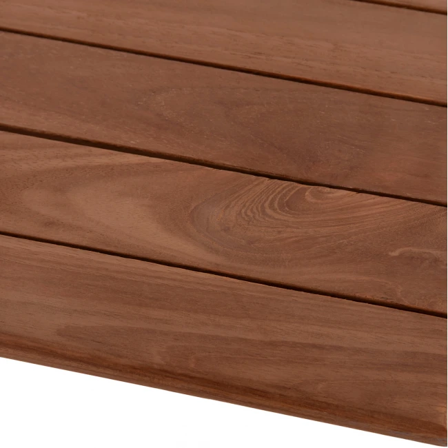 ΕΠΙΦΑΝΕΙΑ ΤΡΑΠΕΖΙΟΥ ΤΕΤΡΑΓΩΝΗ HM18137 ΞΥΛΟ TEAK--ΦΥΣΙΚΟ 80x80x4(πάχος)εκ.