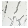 ΕΠΙΦΑΝΕΙΑ ΤΡΑΠΕΖΙΟΥ ΤΕΤΡΑΓΩΝΗ HPL HM5839.31 WHITE MARBLE 80x80εκ