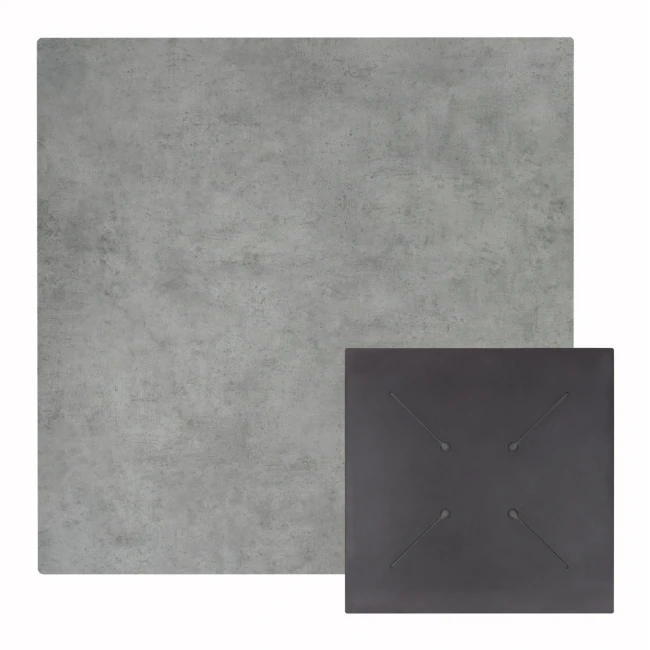 ΕΠΙΦΑΝΕΙΑ ΤΡΑΠΕΖΙΟΥ ΤΕΤΡΑΓΩΝΗ HPL HM5839.32 CEMENT 80x80εκ