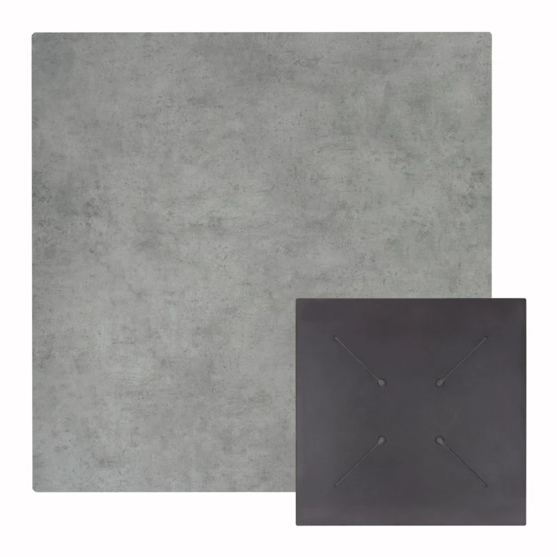 ΕΠΙΦΑΝΕΙΑ ΤΡΑΠΕΖΙΟΥ ΤΕΤΡΑΓΩΝΗ HPL HM5839.32 CEMENT 80x80εκ
