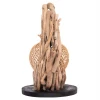 ΕΠΙΤΡΑΠΕΖΙΟ ΔΙΑΚΟΣΜΗΤΙΚΟ ΦΩΤΙΣΤΙΚΟ ASHIN HM4438 DRIFTWOOD--RATTAN 30x30x49Υεκ.