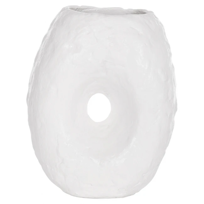 ΕΠΙΤΡΑΠΕΖΙΟ ΔΙΑΚΟΣΜΗΤΙΚΟ ΒΑΖΟ NAMENTIS HM4673.02S ΛΕΥΚΗ ΤΕΡΑΚΟΤΑ--22x13x28Υεκ