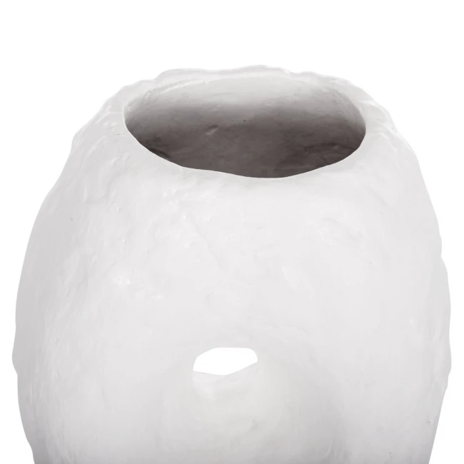 ΕΠΙΤΡΑΠΕΖΙΟ ΔΙΑΚΟΣΜΗΤΙΚΟ ΒΑΖΟ NAMENTIS HM4673.02S ΛΕΥΚΗ ΤΕΡΑΚΟΤΑ--22x13x28Υεκ