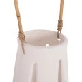 ΕΠΙΤΡΑΠΕΖΙΟ ΦΑΝΑΡΙ ERANTYL HM4696.02L ΛΕΥΚΟ FIBER CEMENT & ΧΕΡΟΥΛΙ RATTAN Φ17x27Yεκ.