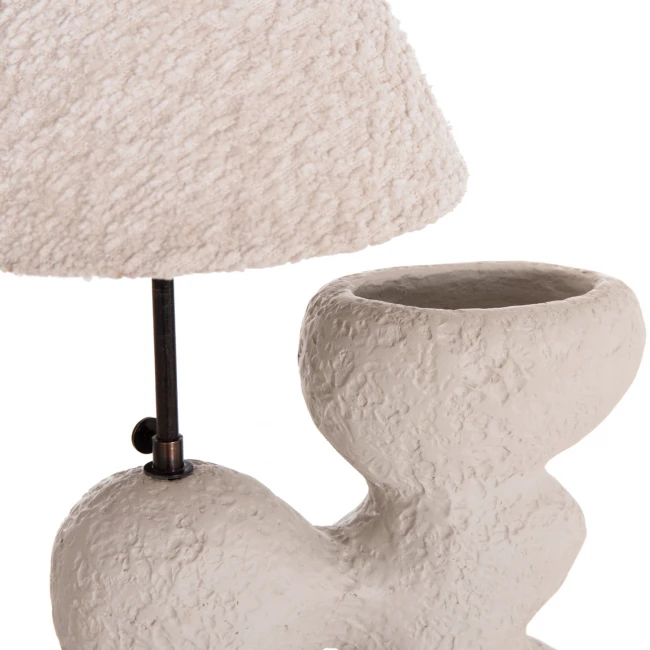 ΕΠΙΤΡΑΠΕΖΙΟ ΦΩΤΙΣΤΙΚΟ BOFEL HM4699.03 ΤΕΡΑΚΟΤΑ ΑΝΟΙΧΤΟ ΓΚΡΙ-ΚΑΠΕΛΟ TEDDY 33x14x54Υεκ