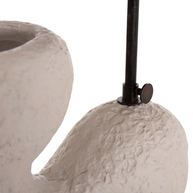 ΕΠΙΤΡΑΠΕΖΙΟ ΦΩΤΙΣΤΙΚΟ BOFEL HM4699.03 ΤΕΡΑΚΟΤΑ ΑΝΟΙΧΤΟ ΓΚΡΙ-ΚΑΠΕΛΟ TEDDY 33x14x54Υεκ