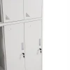 ΦΟΡΙΑΜΟΣ ΜΕΤΑΛΛΙΚΟΣ BRAILA HM5546.11 6 ΝΤΟΥΛΑΠΑΚΙΑ ΜΕ ΚΛΕΙΔΑΡΙΕΣ-ΓΚΡΙ 90x45x185Υεκ.