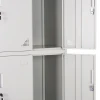 ΦΟΡΙΑΜΟΣ ΜΕΤΑΛΛΙΚΟΣ MALMOE HM5636.11 9 ΝΤΟΥΛΑΠΑΚΙΑ ΜΕ ΚΛΕΙΔΑΡΙΕΣ-ΓΚΡΙ 90x45x185Υεκ.