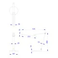 ΦΩΤΙΣΤΙΚΟ ΓΡΑΦΕΙΟΥ LED BLAIN PRO HM4454.07 ΓΚΡΙ ΒΑΣΗ ABS & ΑΛΟΥΜΙΝΙΟ 51,8x40Υεκ.