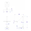 ΦΩΤΙΣΤΙΚΟ ΓΡΑΦΕΙΟΥ LED BLAIN PRO HM4461.08 ΑΣΗΜΙ ΜΑΤ ABS 35x43,9Υεκ.