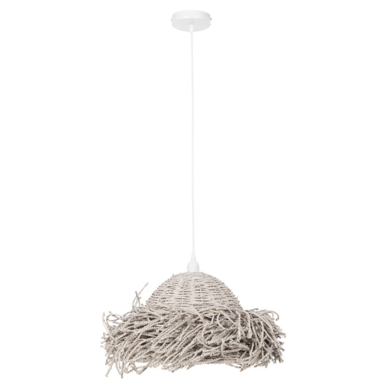 ΦΩΤΙΣΤΙΚΟ ΟΡΟΦΗΣ ΚΡΕΜΑΣΤΟ HM4349 SEAGRASS ΣΕ WHITEWASH ΧΡΩΜΑ Φ60x25Υεκ.
