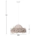 ΦΩΤΙΣΤΙΚΟ ΟΡΟΦΗΣ ΚΡΕΜΑΣΤΟ HM4349 SEAGRASS ΣΕ WHITEWASH ΧΡΩΜΑ Φ60x25Υεκ.