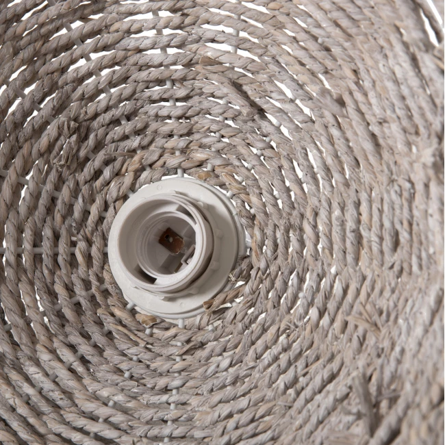 ΦΩΤΙΣΤΙΚΟ ΟΡΟΦΗΣ ΚΡΕΜΑΣΤΟ HM4349 SEAGRASS ΣΕ WHITEWASH ΧΡΩΜΑ Φ50x25-135Υεκ.