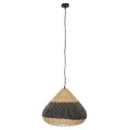ΦΩΤΙΣΤΙΚΟ ΟΡΟΦΗΣ ΚΡΕΜΑΣΤΟ HM4354 ΦΥΣΙΚΟ RAΤΤΑΝ-PAPER ROPE-ΦΥΣΙΚΟ&ΜΑΥΡΟ Φ54x42-145Υεκ.