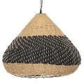 ΦΩΤΙΣΤΙΚΟ ΟΡΟΦΗΣ ΚΡΕΜΑΣΤΟ HM4354 ΦΥΣΙΚΟ RAΤΤΑΝ-PAPER ROPE-ΦΥΣΙΚΟ&ΜΑΥΡΟ Φ54x42-145Υεκ.