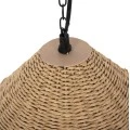 ΦΩΤΙΣΤΙΚΟ ΟΡΟΦΗΣ ΚΡΕΜΑΣΤΟ HM4354 ΦΥΣΙΚΟ RAΤΤΑΝ-PAPER ROPE-ΦΥΣΙΚΟ&ΜΑΥΡΟ Φ54x42-145Υεκ.