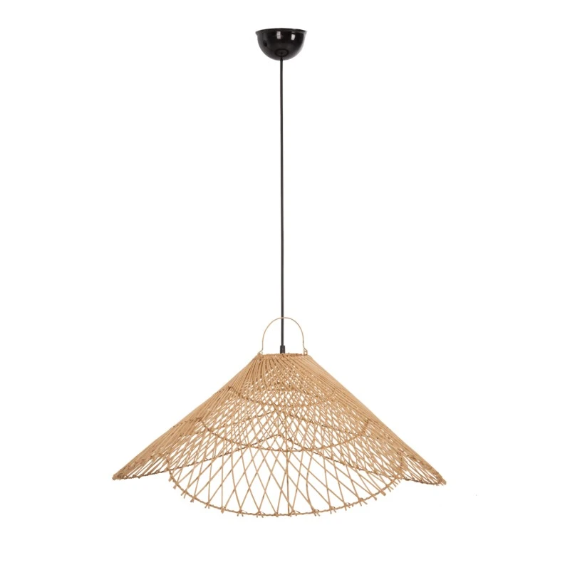 ΦΩΤΙΣΤΙΚΟ ΟΡΟΦΗΣ ΚΡΕΜΑΣΤΟ HM7879.02 RATTAN ΣΕ ΦΥΣΙΚΟ ΧΡΩΜΑ Φ80x126Υ εκ.