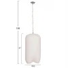 ΦΩΤΙΣΤΙΚΟ ΟΡΟΦΗΣ ΚΡΕΜΑΣΤΟ LOGKY HM4704.02L--FIBER CEMENT ΛΕΥΚΟ 35x35x67Υεκ