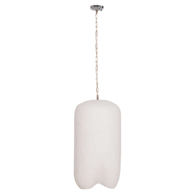 ΦΩΤΙΣΤΙΚΟ ΟΡΟΦΗΣ ΚΡΕΜΑΣΤΟ LOGKY HM4704.02L--FIBER CEMENT ΛΕΥΚΟ 35x35x67Υεκ
