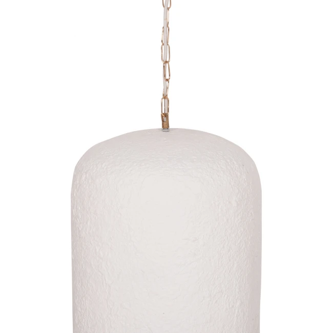 ΦΩΤΙΣΤΙΚΟ ΟΡΟΦΗΣ ΚΡΕΜΑΣΤΟ LOGKY HM4704.02L--FIBER CEMENT ΛΕΥΚΟ 35x35x67Υεκ