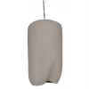 ΦΩΤΙΣΤΙΚΟ ΟΡΟΦΗΣ ΚΡΕΜΑΣΤΟ LOGKY HM4704.03L--FIBER CEMENT ΓΚΡΙ 35x35x67Υεκ