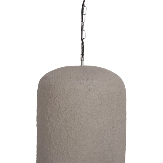 ΦΩΤΙΣΤΙΚΟ ΟΡΟΦΗΣ ΚΡΕΜΑΣΤΟ LOGKY HM4704.03L--FIBER CEMENT ΓΚΡΙ 35x35x67Υεκ