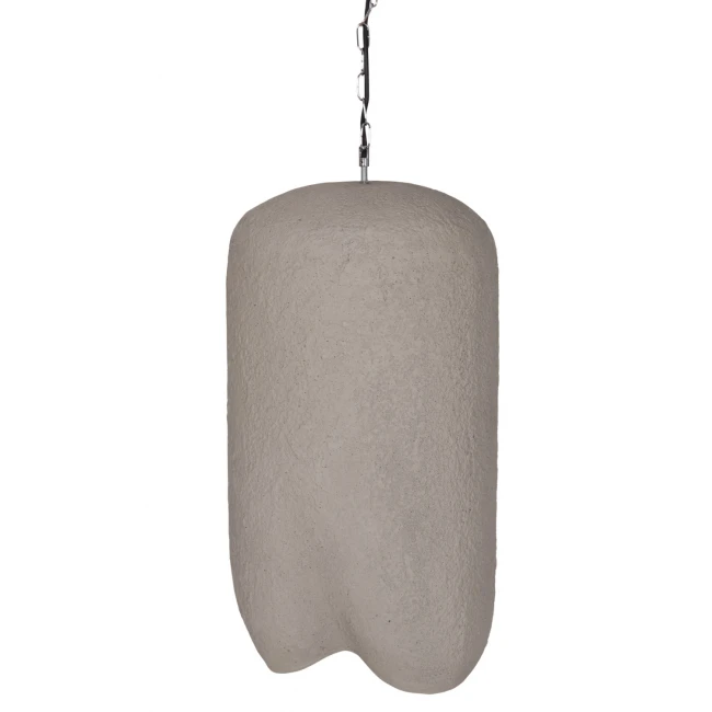 ΦΩΤΙΣΤΙΚΟ ΟΡΟΦΗΣ ΚΡΕΜΑΣΤΟ LOGKY HM4704.03L--FIBER CEMENT ΓΚΡΙ 35x35x67Υεκ